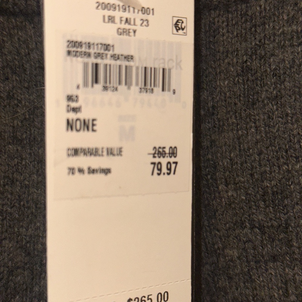 Ralph Lauren Winter Charcoal Sweatpants - Picture 3 of 11